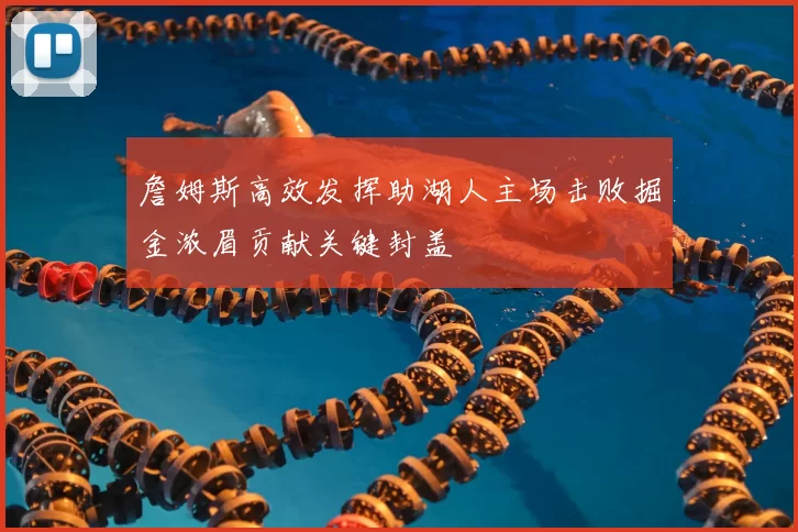 詹姆斯高效发挥助湖人主场击败掘金浓眉贡献关键封盖